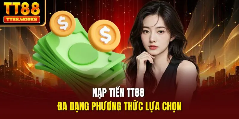 Nạp tiền TT88 đa dạng phương thức lựa chọn